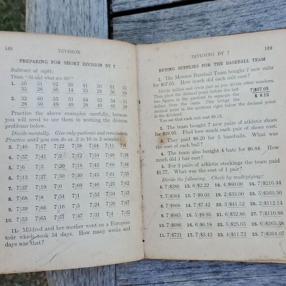 Strayer Upton Arithmetics Lower Grades HB Book - Picture 4 of 8